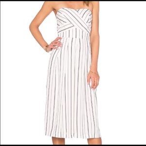 Greylin Strapless Culotte Wide leg Jumpsuit